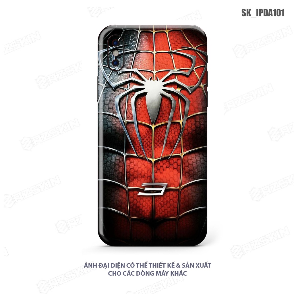 Miếng Dán Skin IPhone 14 Pro Max Spider Man - Marvel |SK_IPDA101| Hình In Sắc Nét, Chống Nước, Khuôn Cắt CNC, Dễ Dán