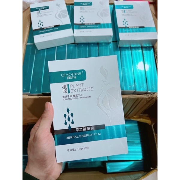 𝕄𝕀Ếℕ𝔾 𝔻Áℕ 𝕋𝔸ℕ 𝕄Ỡ 𝔹Ụℕ𝔾 QIAORINS PLANT EXTRACTS - Hộp 10 Miếng
