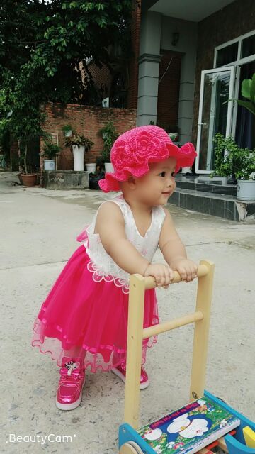 NÓN LEN CHO BÉ GÁI TỪ 1 ĐẾN 5 TUỔI