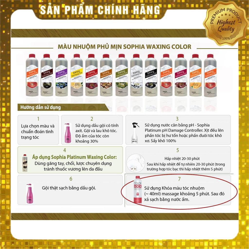 Nhuộm phủ mịn Sophia - Shining Pearl Waxing Color