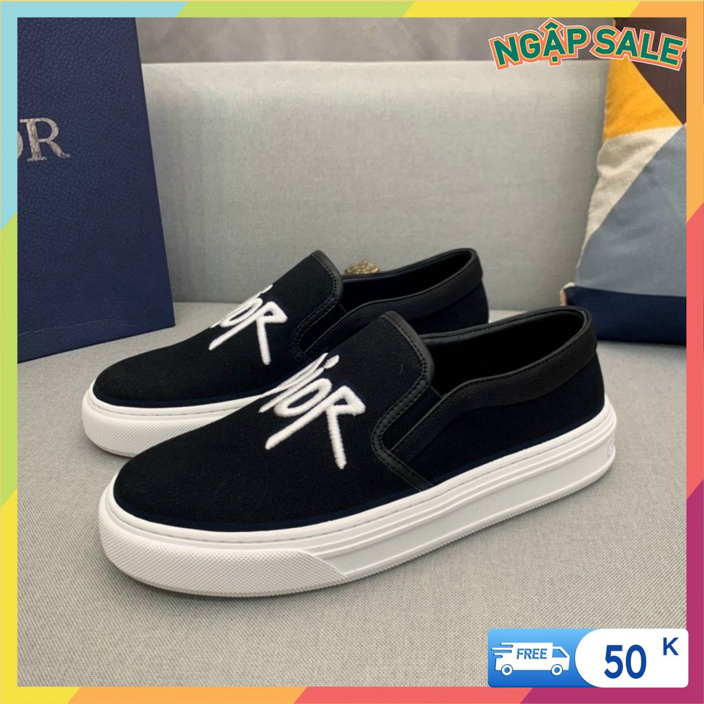 ❃GIÁ XƯỞNG❃ giày lười nam slipon dior - cao cấp-full hộp❤️