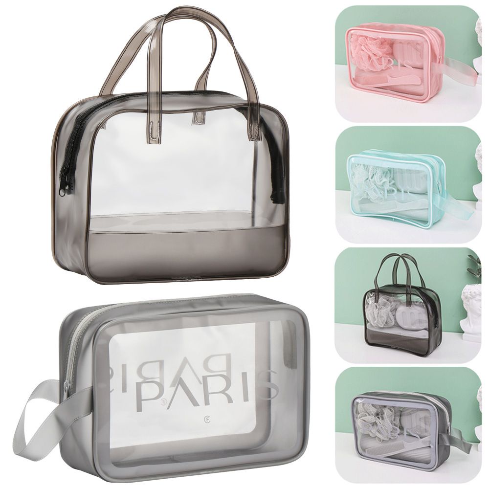 Túi đựng mỹ phẩm trang điểm bằng PVC trong suốt chất lượng cao tùy chọn màu sắc