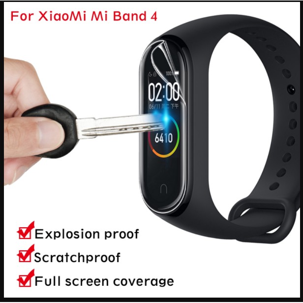 Sale 70% Miếng dán từ nhựa TPU bảo vệ đồng hồ thông minh MI BAND 4,  Giá gốc 20,000 đ - 56A109