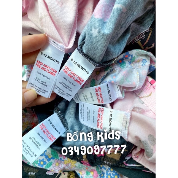 Bộ Thu Bé Gái In Hình Mtl