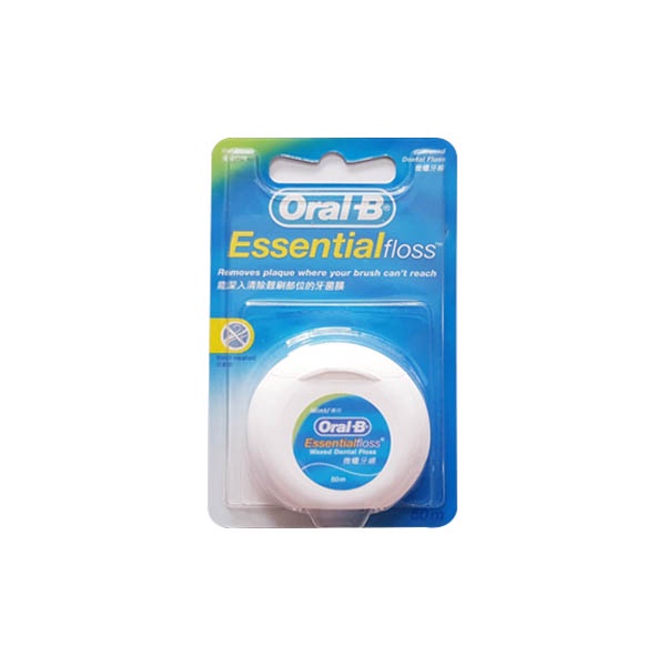 [hộp 6 cuộn ]Chỉ Nha Khoa Cao Cấp Nhập UK Oral-B Essential Floss bạc hà 50m
