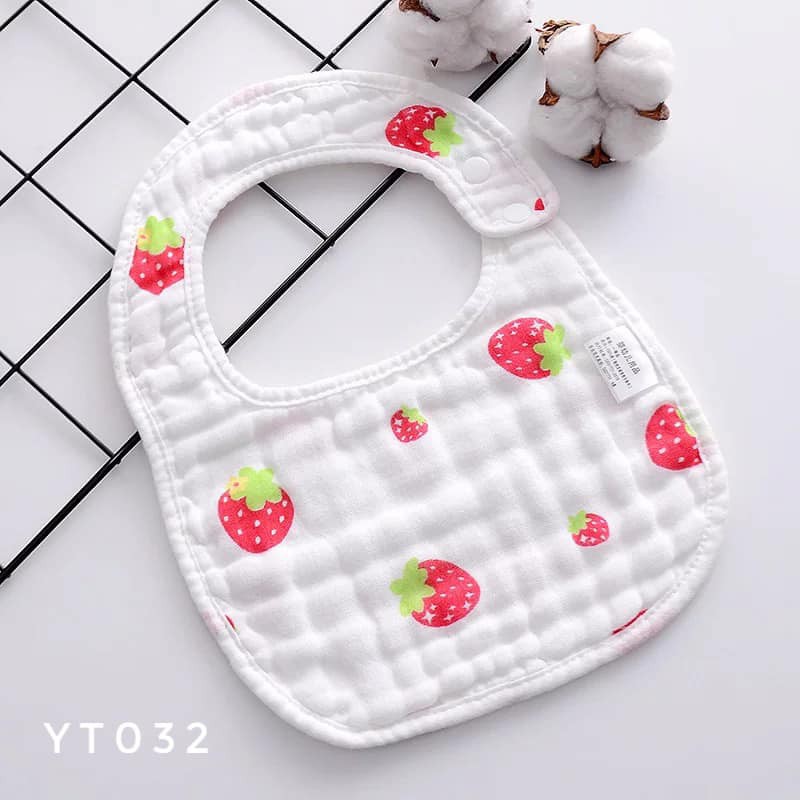 Yếm xô vuông cho bé (set 4 cái) - YT032