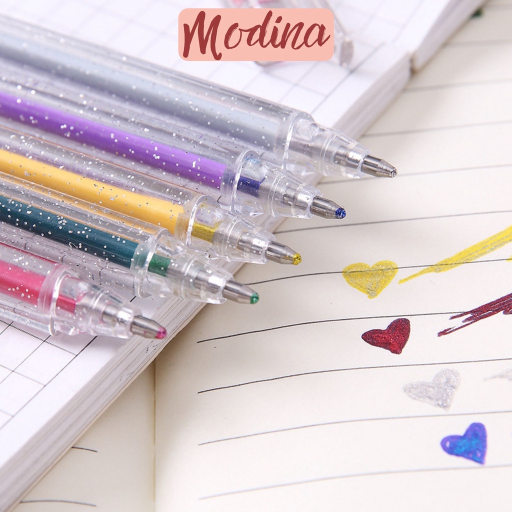 Bút nhũ, viết kim tuyến Metalic 1mm cao cấp đều màu