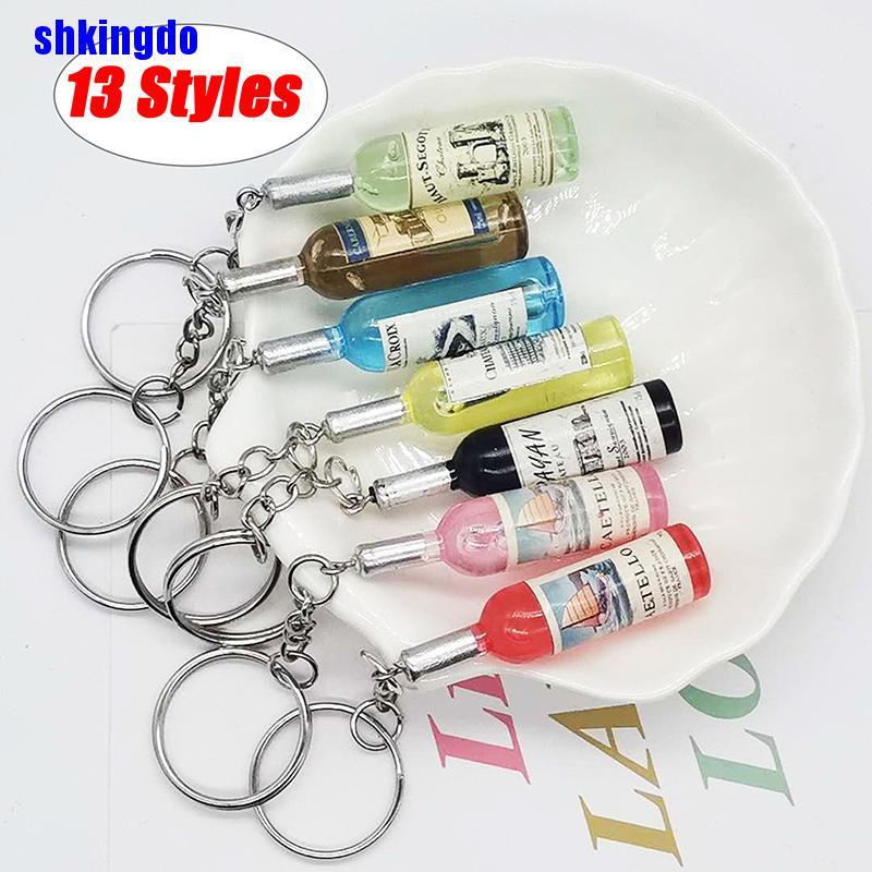 Móc Khóa Hình Chai Bia Bằng Acrylic