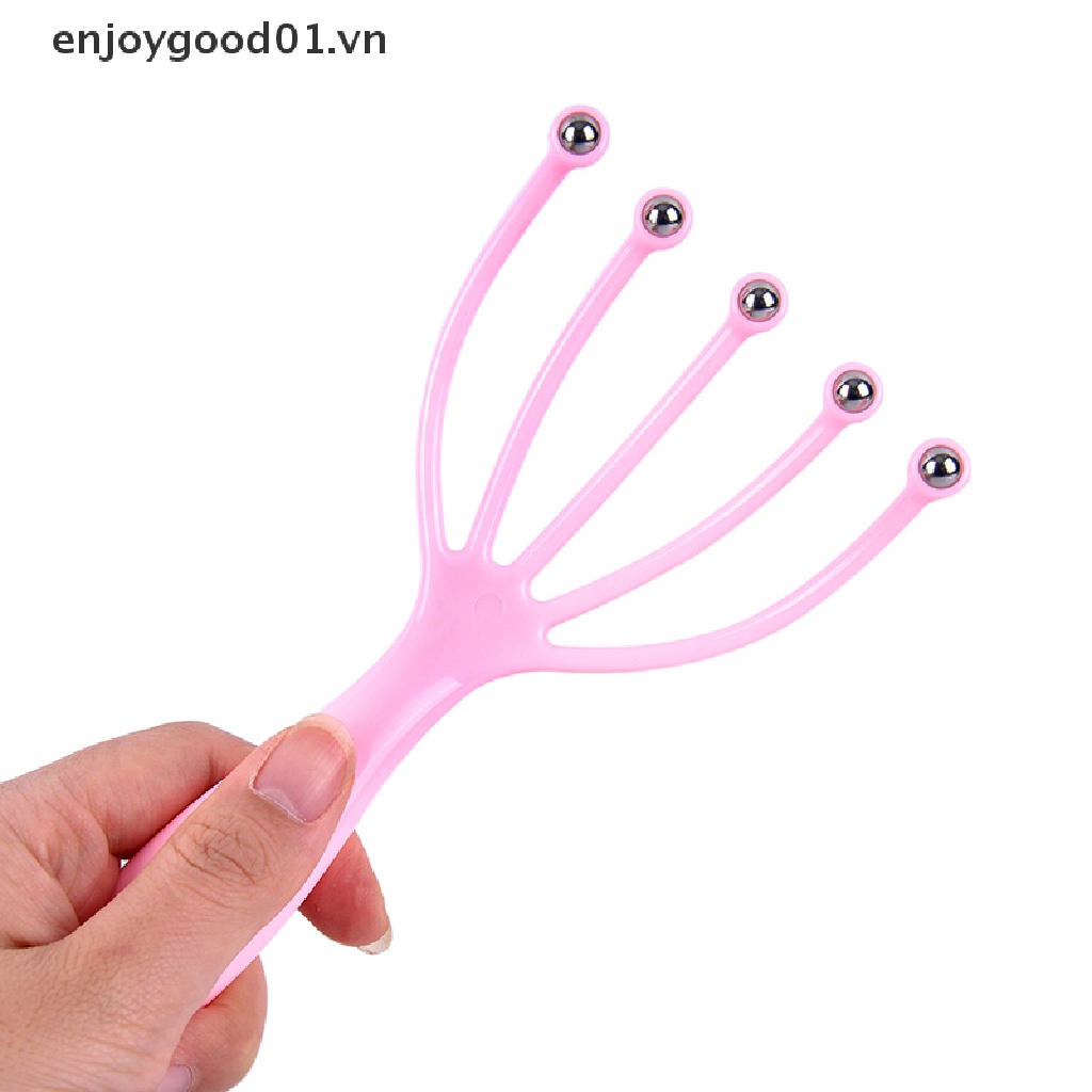 (Hàng Mới Về) 5 Dụng Cụ Mát Xa Ngón Tay Bằng Thép