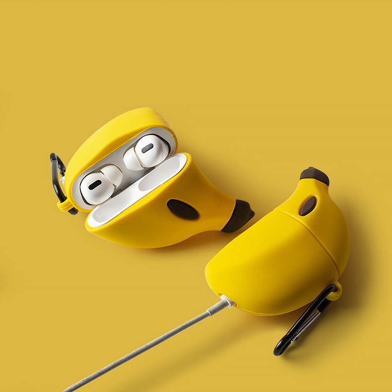 Vỏ Bảo Vệ Hộp Sạc Tai nghe không dây AirPods 1 2 3 4 Pro inPods i12 i12s Bằng Silicon Mềm Hình Hoạt Hình 3D