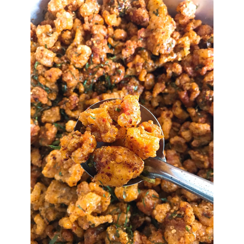 Ăn Vặt 🐷 𝙁𝙍𝙀𝙀𝙎𝙃𝙄𝙋 🐷 Tốp mỡ thịt liền da heo giòn da 300g | BigBuy360 - bigbuy360.vn