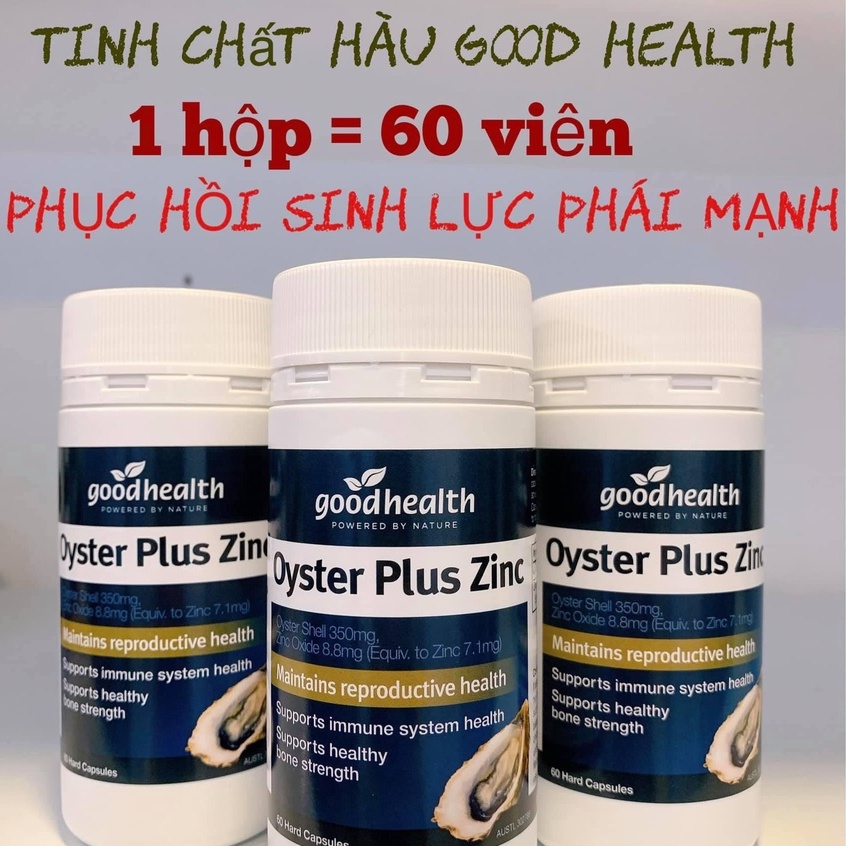 Tinh chất hàu Good Health Oyster Plus tăng cường sinh lý nam giới