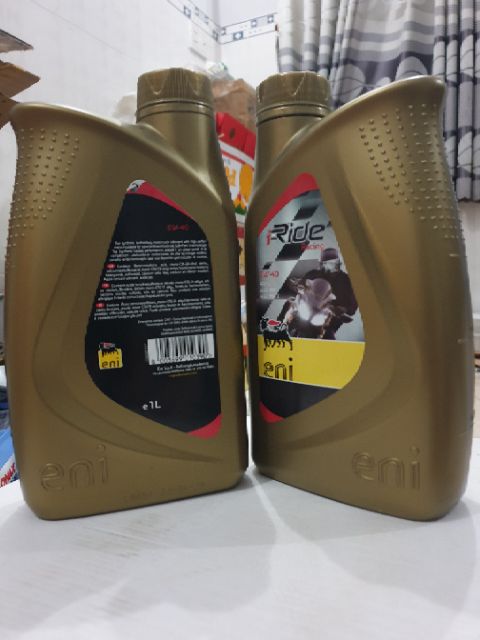 Nhớt ENi 5W40 + 100ml Eni + 30ml E59