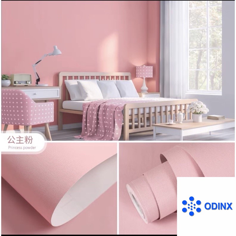 10m Giấy dán tường một màu, pastel [GIÁ Sỉ]_rộng 45cm decal dán tường màu trơn pastel có keo sẵn