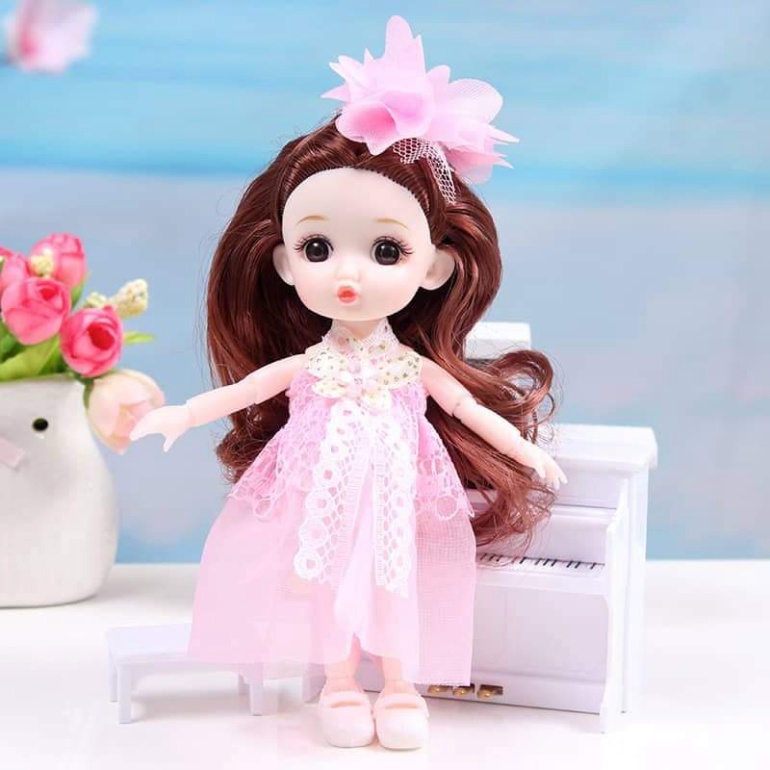 Búp bê cho bé  Búp bê LOLI baby 13 khớp mắt 3D
