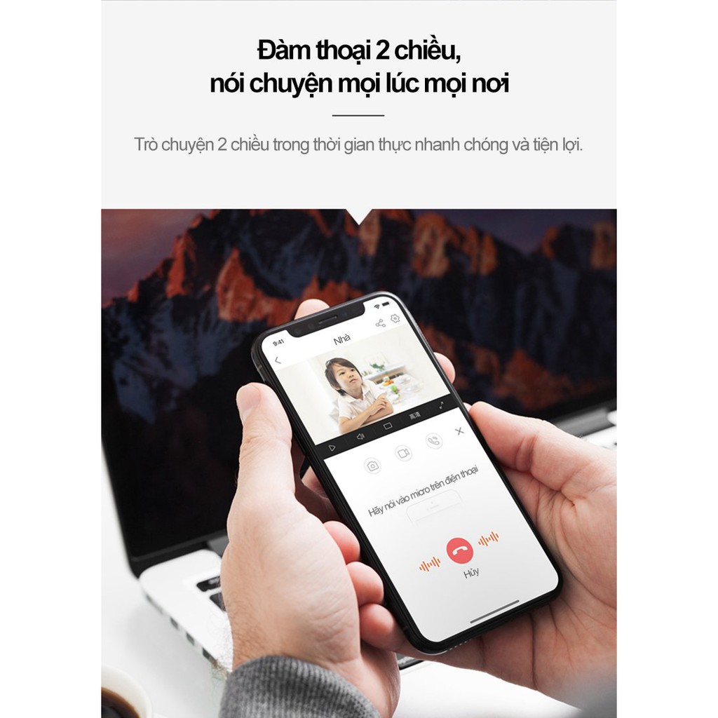 Camera WI-FI Trong nhà EZVIZ C1C-B 1080p, Đàm Thoại 2 Chiều, Công Nghệ Video H.265, Cảnh Báo Âm Thanh, Thiết Kế Nhỏ Gọn | BigBuy360 - bigbuy360.vn