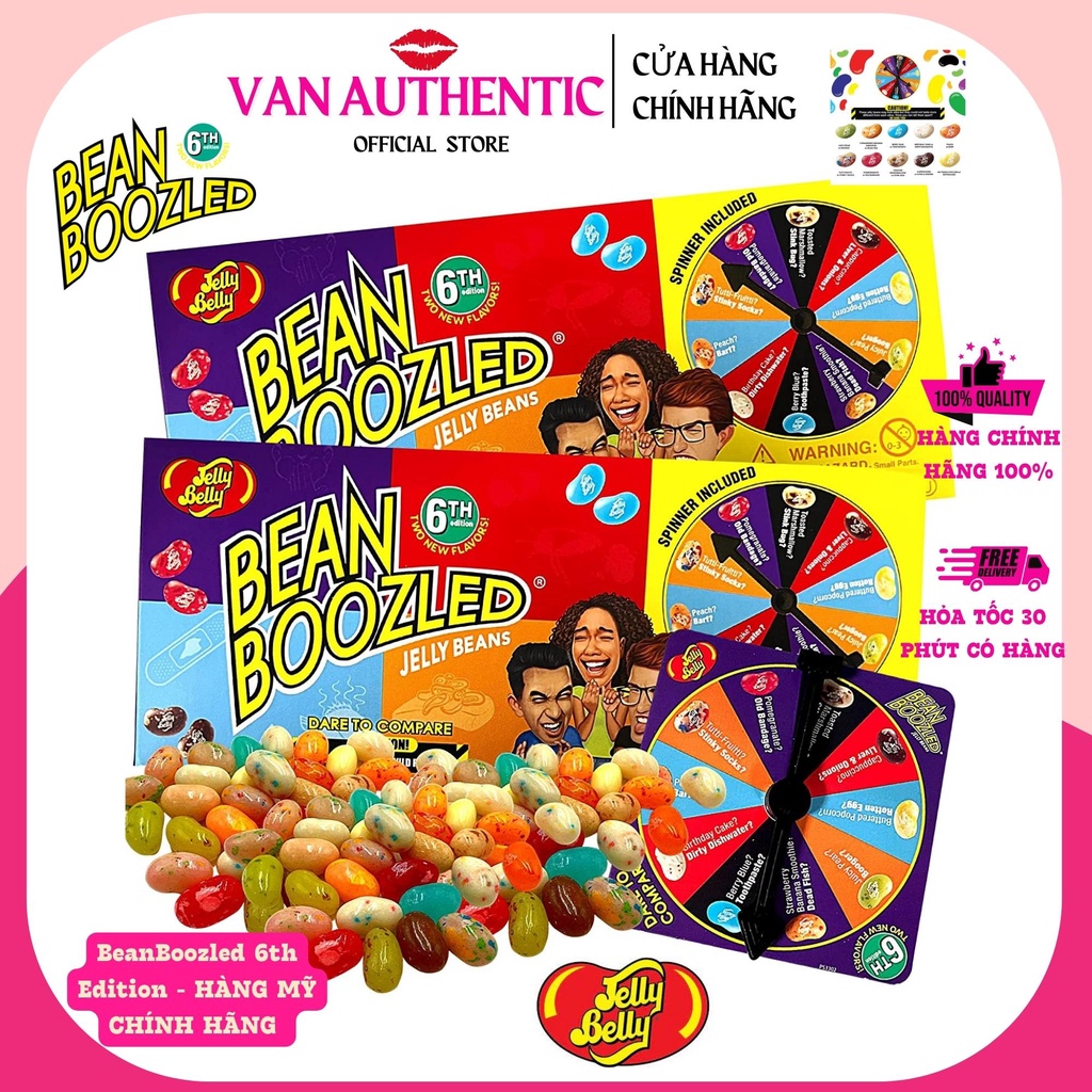 Kẹo thối Bean Boozled Hộp May Rủi 100G hàng chính hãng Mỹ