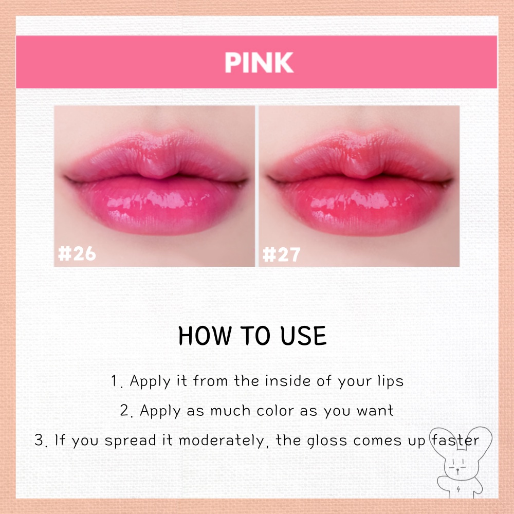 Son kem ROM&ND Romand 24 màu sắc tùy chọn lâu trôi