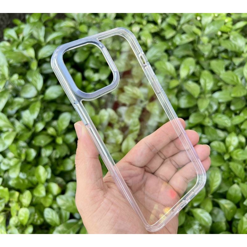 Ốp lưng LIKGUS trong suốt viền camera màu nổi cho iphone 12 pro max , 13 pro max