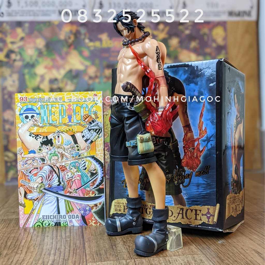 ( SẵnVN) Mô hình nhân vật Hỏa quyền Ace - Anh của Luffy - Truy tìm kho báu hải tặc One Piece