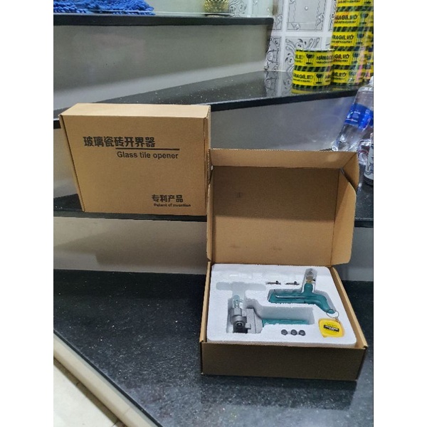 Bộ dao cắt kính đa năng - Dao cắt gạch men đá- kiếng kèm theo dụng cụ bẻ tách gạch kính cao cấp