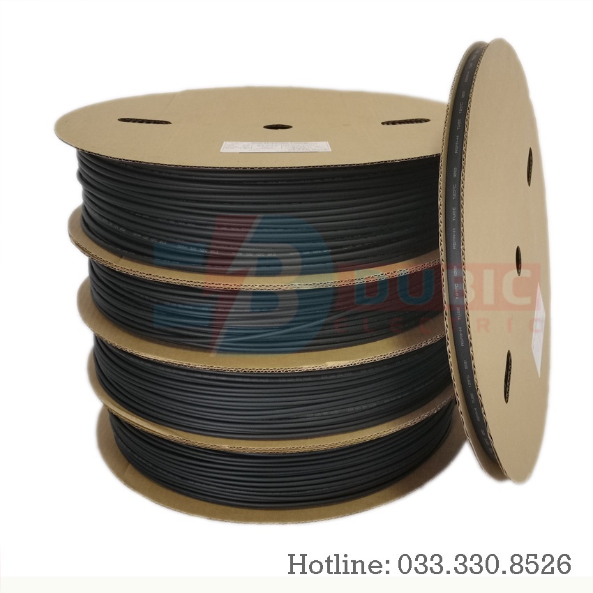 Gen co nhiệt cách điện - Màu đen - Ống đường kính 1mm - 14mm | DUBIC ELECTRIC