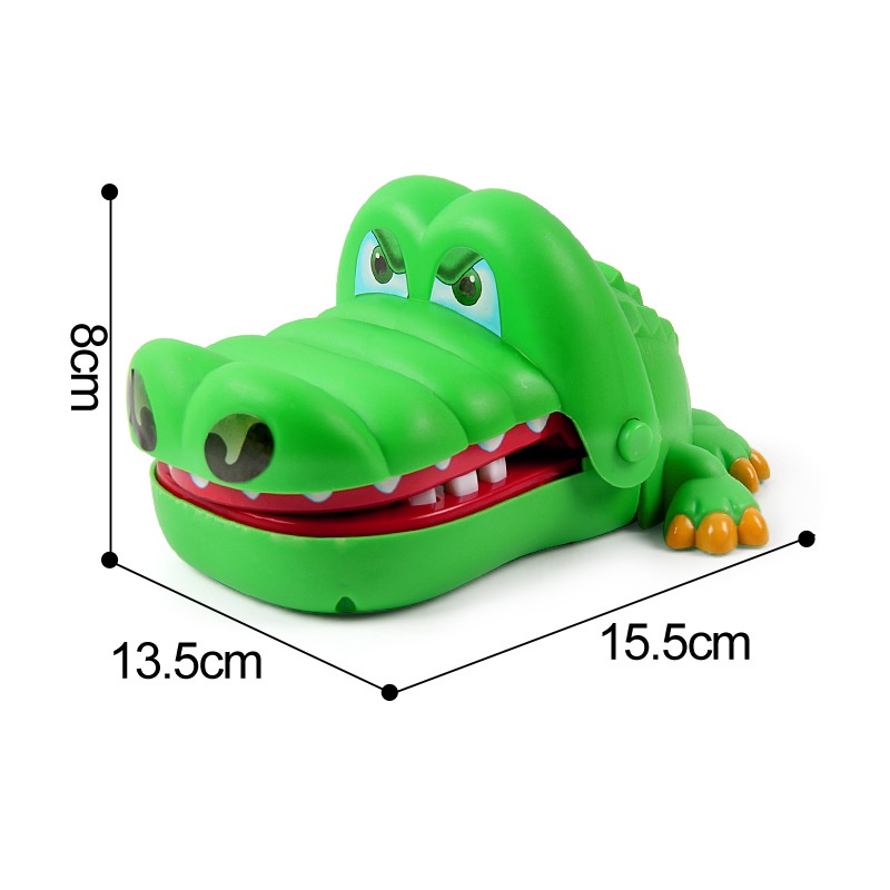 Đồ chơi khám răng cá sấu cắn ngón tay size lớn nhất dành cho bé và cả gia đình Babyhope