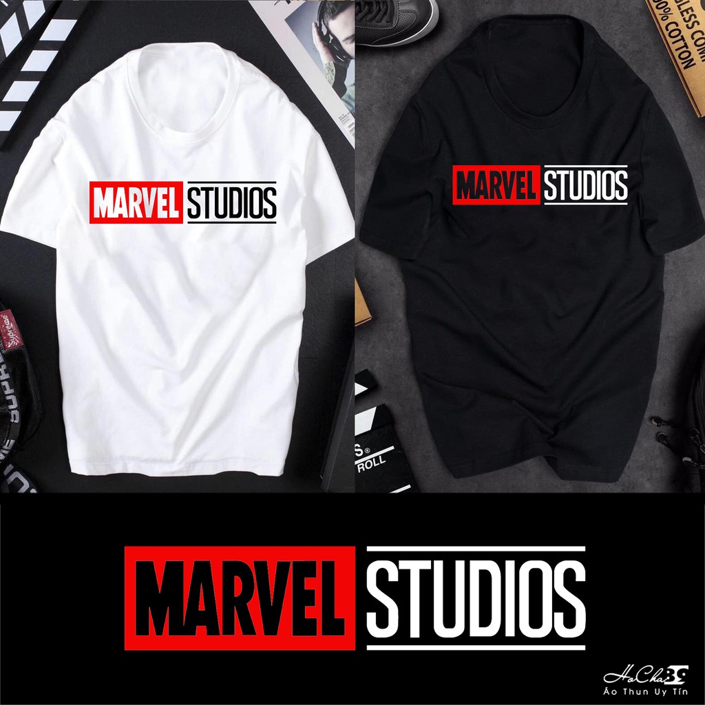 Áo Thun MARVEL STUDIO Cao Cấp - Cotton 4C 65% Cao Cấp Siêu mát (Không đúng cotton 4c tặng free áo - Có Hình Thật)