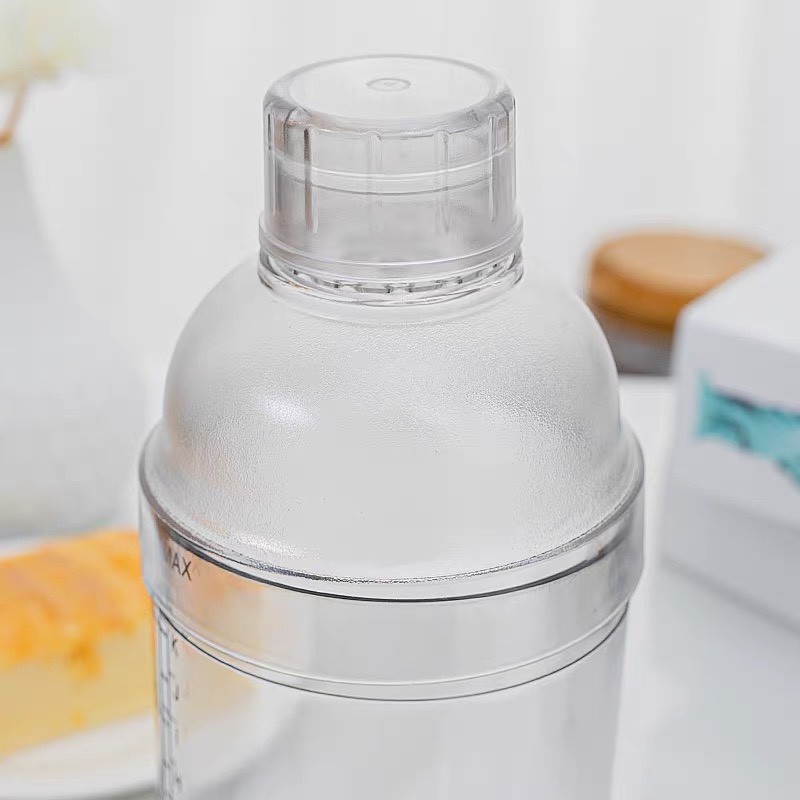 Bình Lắc Shaker Có Vạch Đong/ Bình Shaker Cocktail Vạch Đen 350ml - 550ml - 700ml - 1000ml
