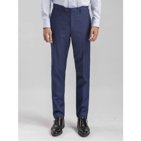 Quần tây công sở nam Aristino xanh tím than 29 dáng slim fit chất liệu polyester cao cấp mềm mịn ATR02108
