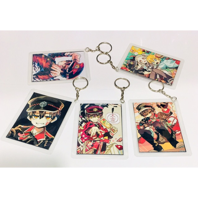 2 Móc khoá anime jibaku shounen hanako-kun ngẫu nhiên