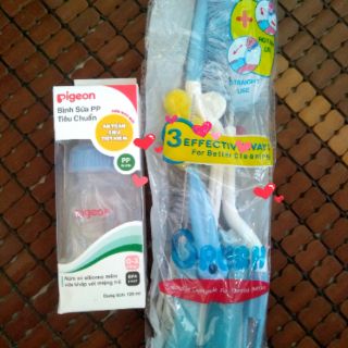 Bình sữa con vịt 120ml Pigeon cho bé yêu