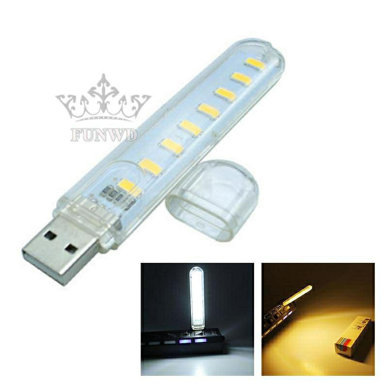 Đèn LED USB Mini 8 Bóng DC 5V Tiện Dụng