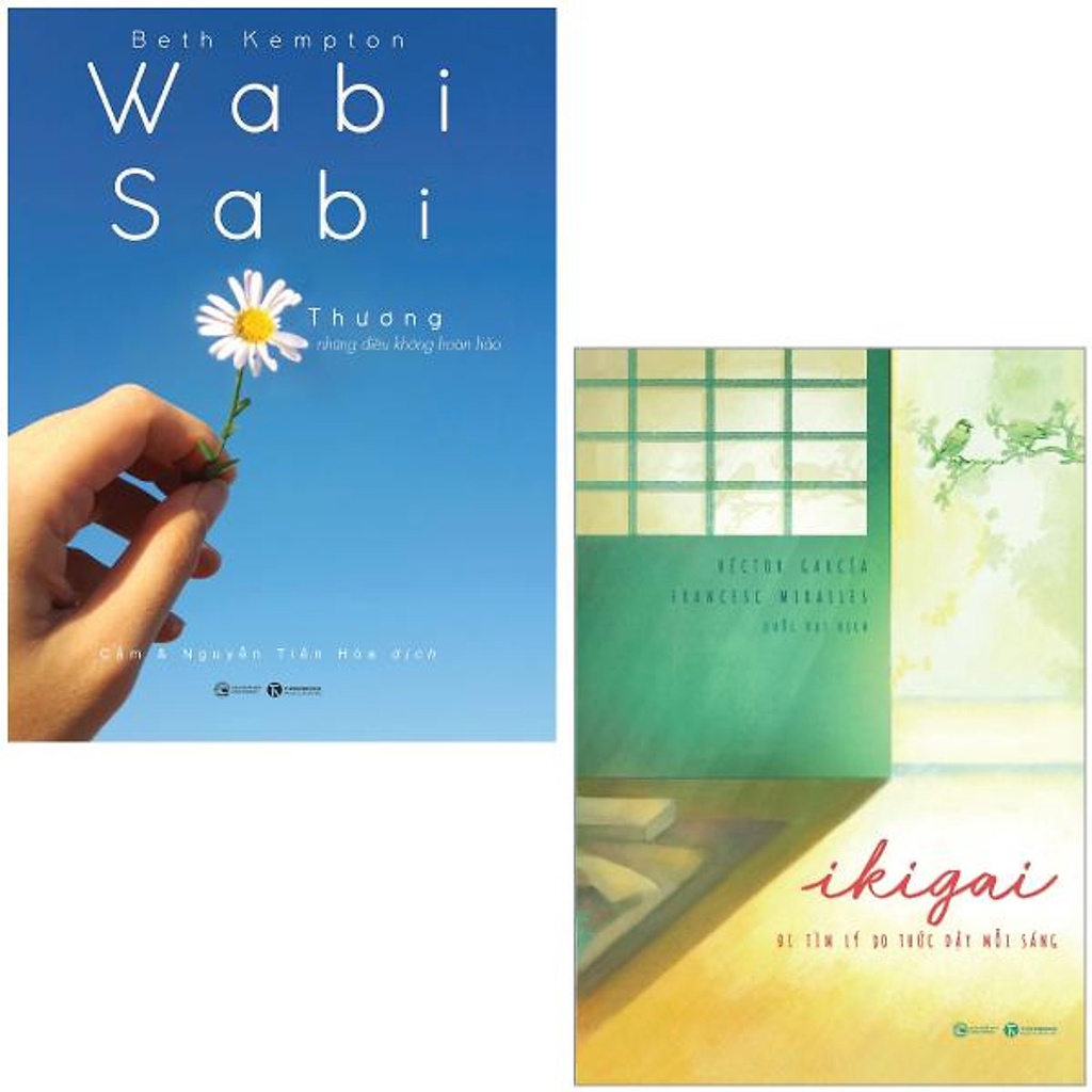 Sách - Combo Ikigai + Wabi sabi - Thái Hà Books