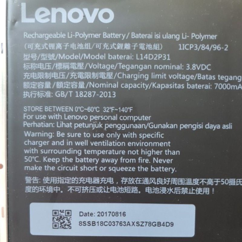 Pin Zin cho Lenovo TAB 3 10 inch | BigBuy360 - bigbuy360.vn