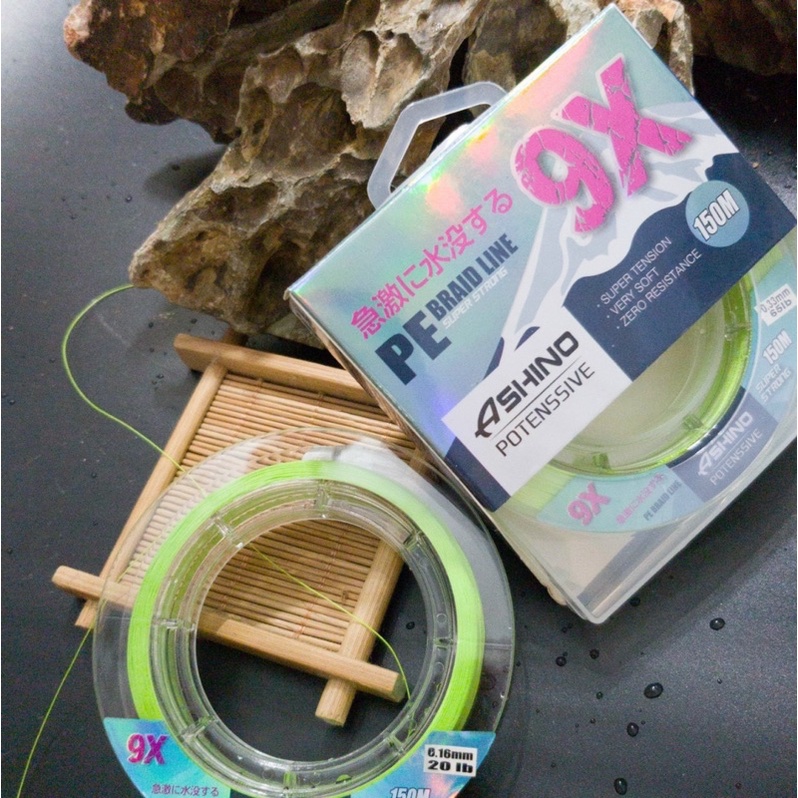 Dù chìm Ashino 9X 9 sợi bện vào nhau siêu mịn