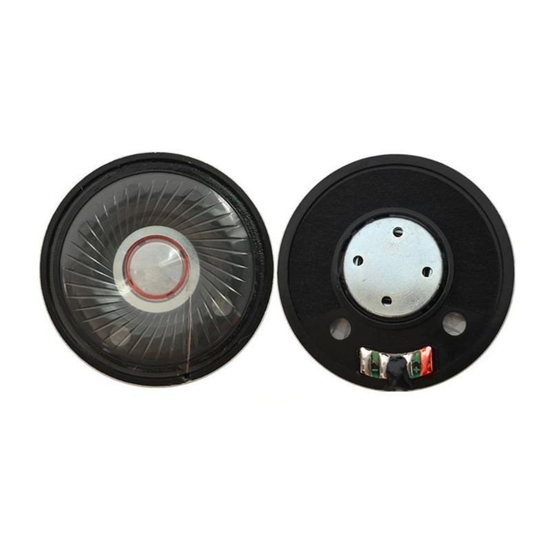cc 2PCS Black Durable 50mm Headphone Speaker Headset Driver 32Ohm 112db HIFI Speaker Repair Parts for Headphones