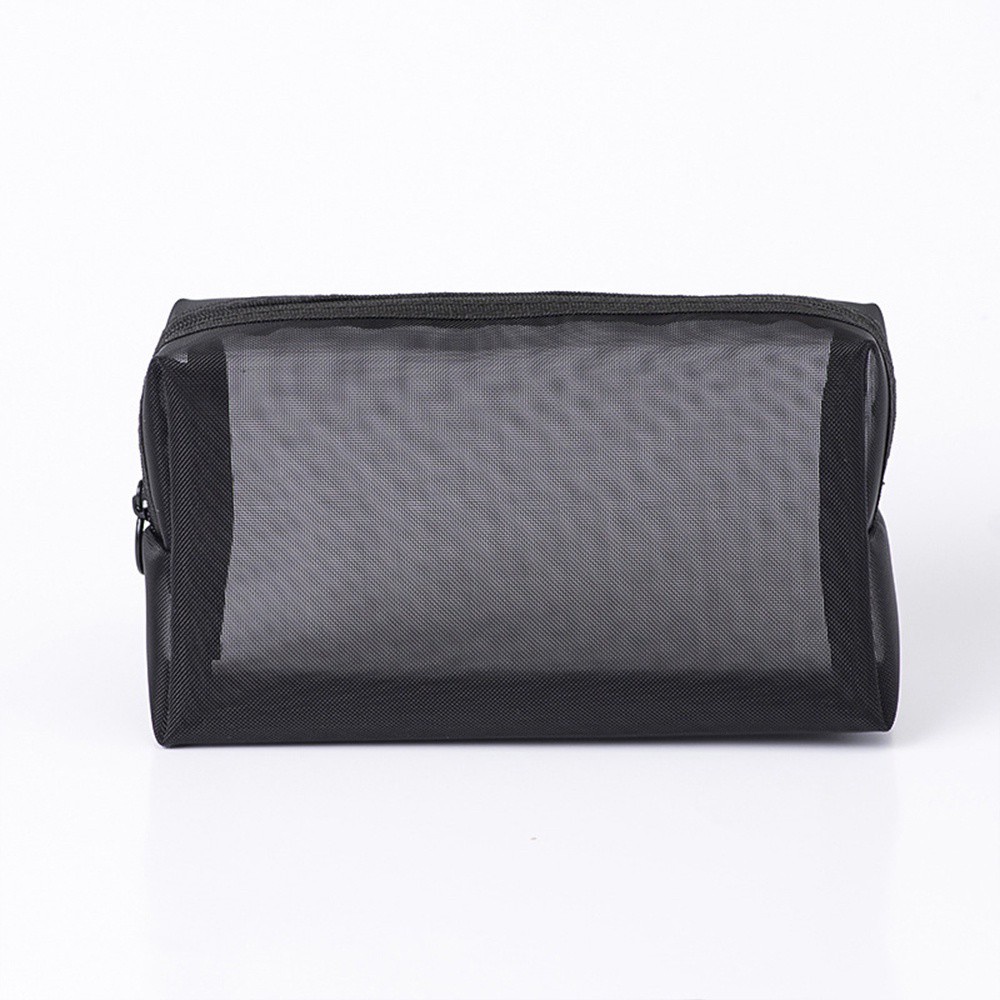 BANANA  1PCS Women Men Cosmetic Bag Transparent Travel Fashion Small Large Black Toiletry Makeup Organizer Bags Case Pouch