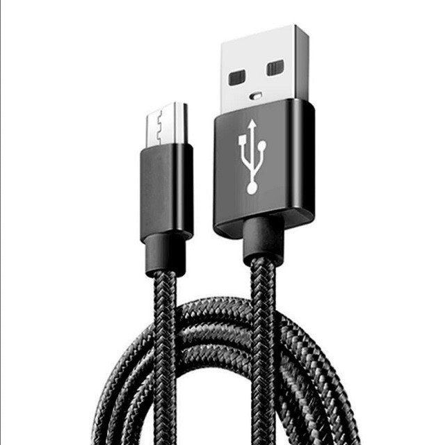 Cáp sạc dây dù dài 1M /Type C/Micro USB dành cho /Máy tính bảng/Samsung/Android