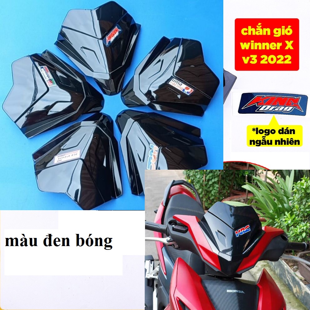 Mão Winner X V3 2022 Nhựa Kỹ Thuật Màu Đen Bóng Racing Star