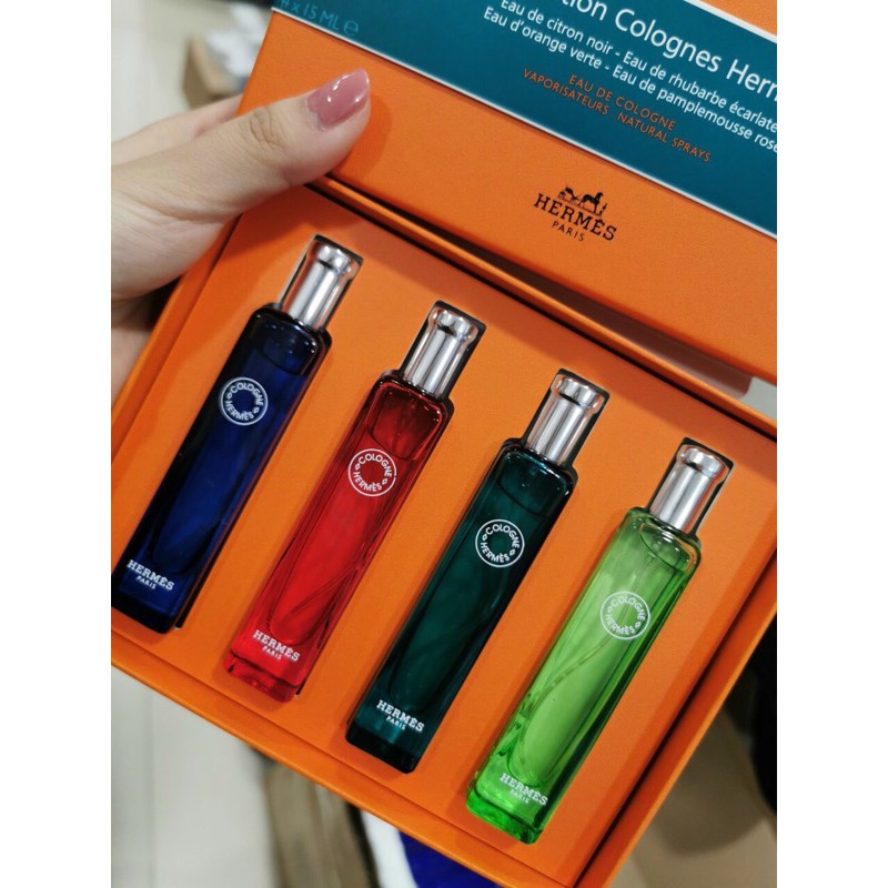 Set bộ Nước Hoa Hermes mini 4 chai - 15ml/chai | Thế Giới Skin Care