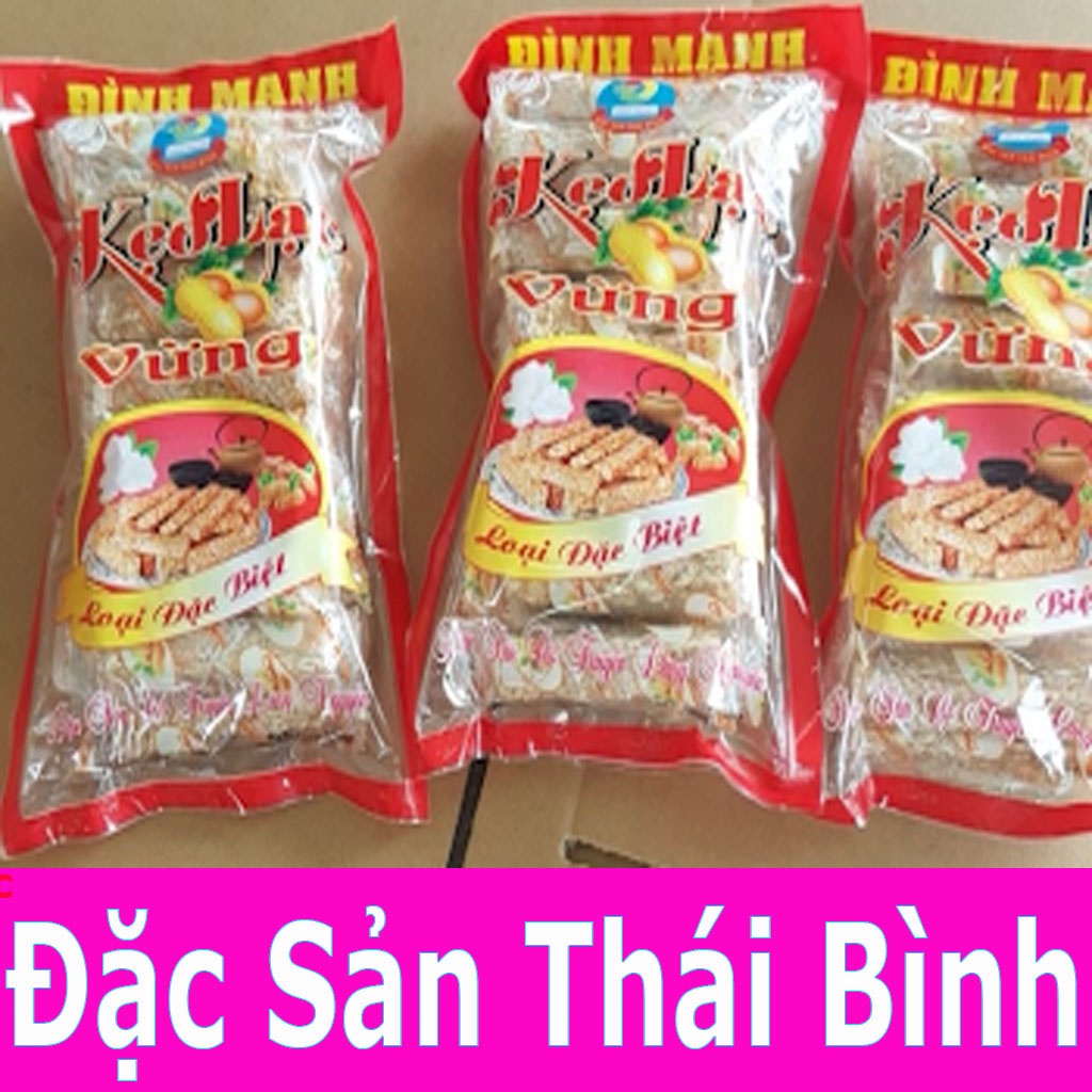 Kẹo Lạc Làng Nguyễn - Kẹo Lạc Thái Bình Đình Mạnh Cao Cấp Gói 500g
