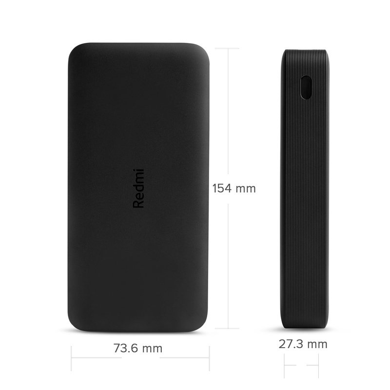 Sạc Dự Phòng Xiaomi Redmi Power Bank 20000 mAh 18W - Chính hãng- BH 6 tháng