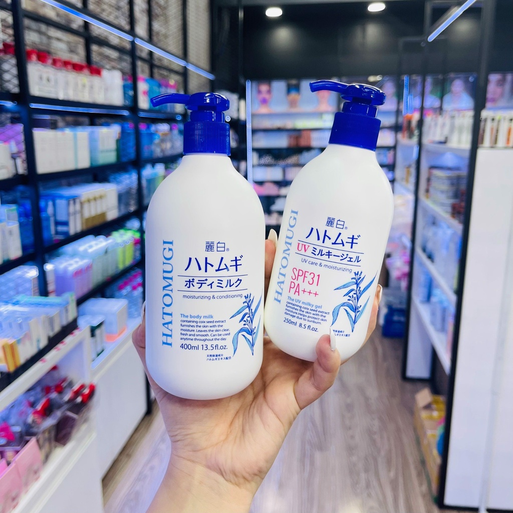Sữa Dưỡng Thể Toàn Thân Ban Đêm Reihaku Hatomugi Moisturizing & Conditioning The Body Milk - 400ml
