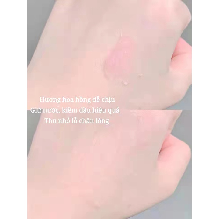 Unny Club Kem lót trang điểm tinh chất sữa hoa hồng dưỡng ẩm kiểm soát dầu 30ml