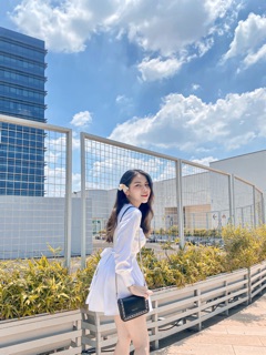 Jumsuit cổ V nơ eo đầm dự tiệc