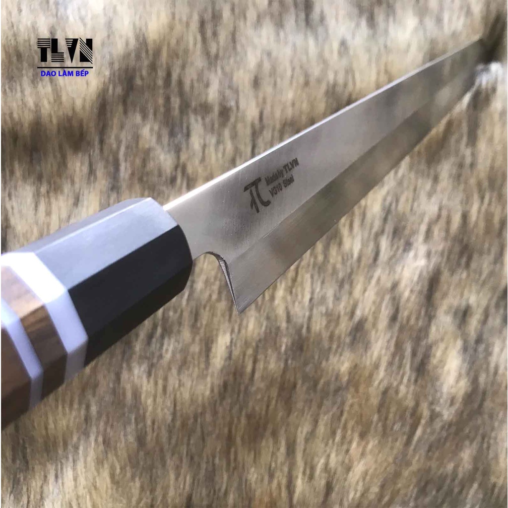 TLVN Dao Làm Bếp dao Kiritsuke Yanagi dao chuyên cắt sashimi thép vg10