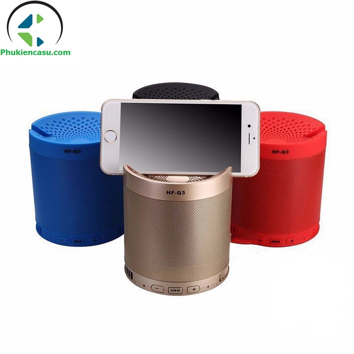 Loa Bluetooth HF-Q3 Kiêm Giá Đỡ Điện Thoại, Âm Thanh Hay, Thiết Kế Trẻ Trung, Độ Bền Cao. Bảo Hành 12 Tháng