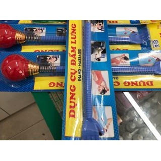 Cây gậy dụng cụ đấm và gãi lưng masage matxa lưng đầu tròn Duy Thành
