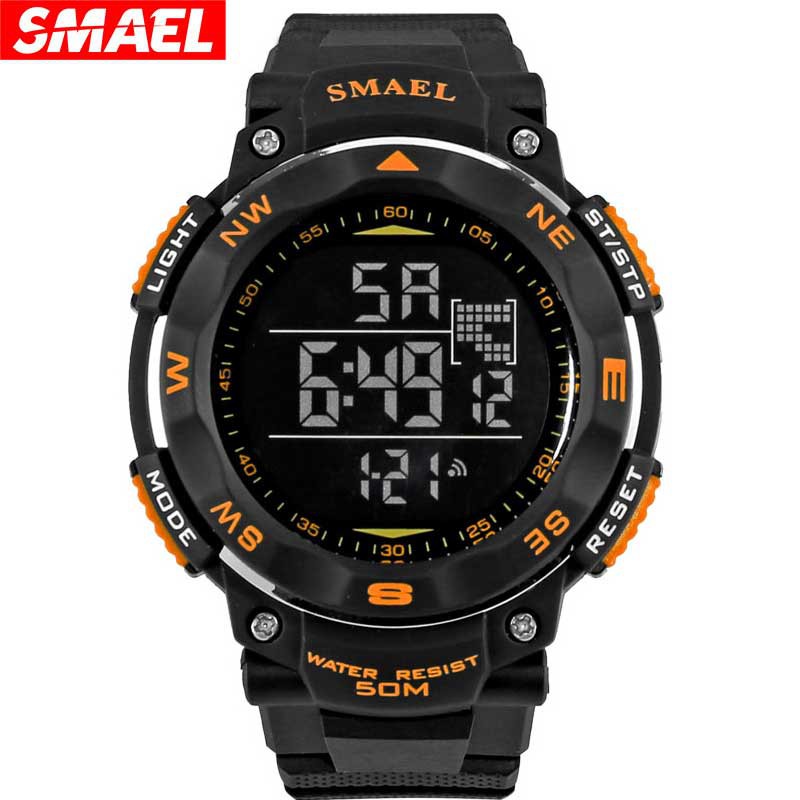 Đồng Hồ Điện Tử SMAEL 1235 Hiển Thị Ngày Thiết Kế Chống Thấm Nước Tiện Dụng